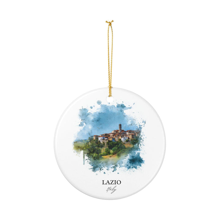 Lazio Italy Ornament: Unique Lazio Italy Souvenir, Lazio Italy Xmas Decor, and Authentic Lazio Region Italia Gift