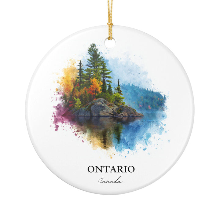 Ontario Ornament: Unique Ontario Souvenir, Ontario Xmas Decor, and Authentic Ontario Canada Gift