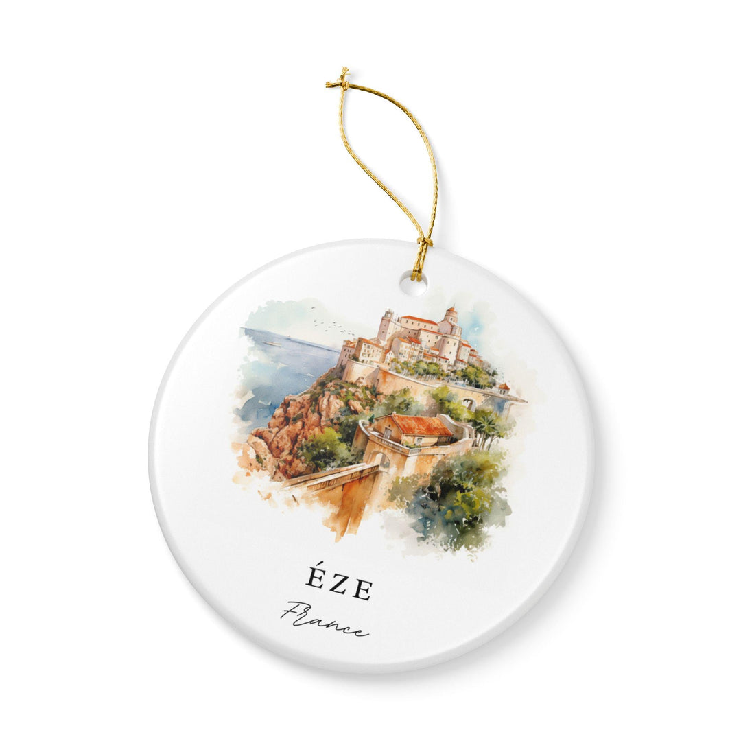 Eze France Ornament: Unique Éze France Souvenir, France Xmas Decor, and Authentic Éze France Gift
