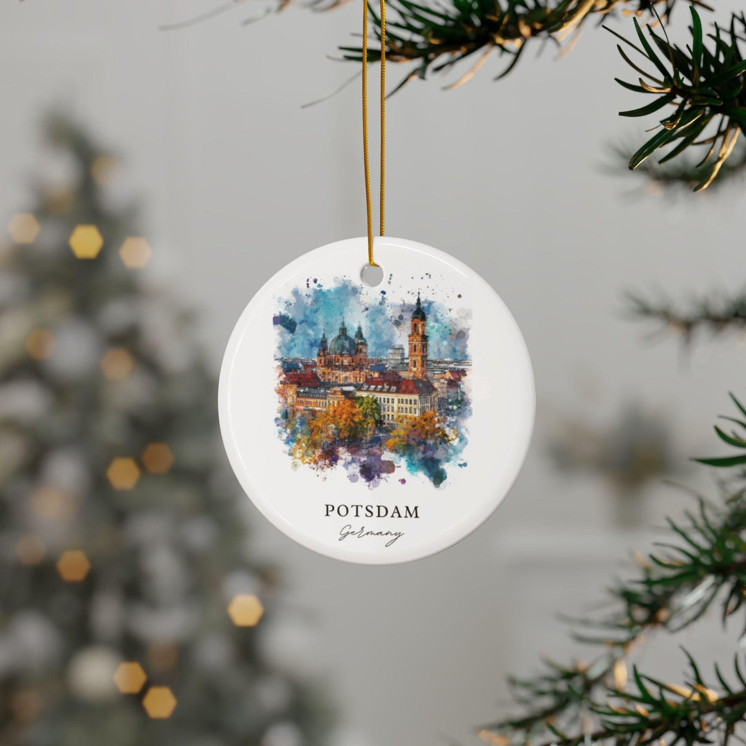 Potsdam Germany Ornament: Unique Potsdam Souvenir, Potsdam Xmas Decor, and Authentic Potsdam Gift