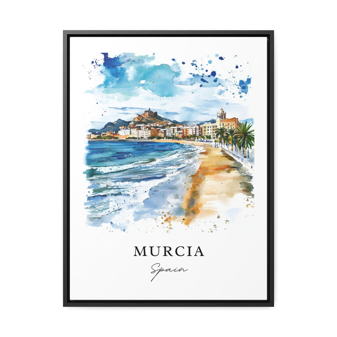 Murcia Spain Wall Art, Murcia Print, Murcia Watercolor Art, Murcia Espana Gift,