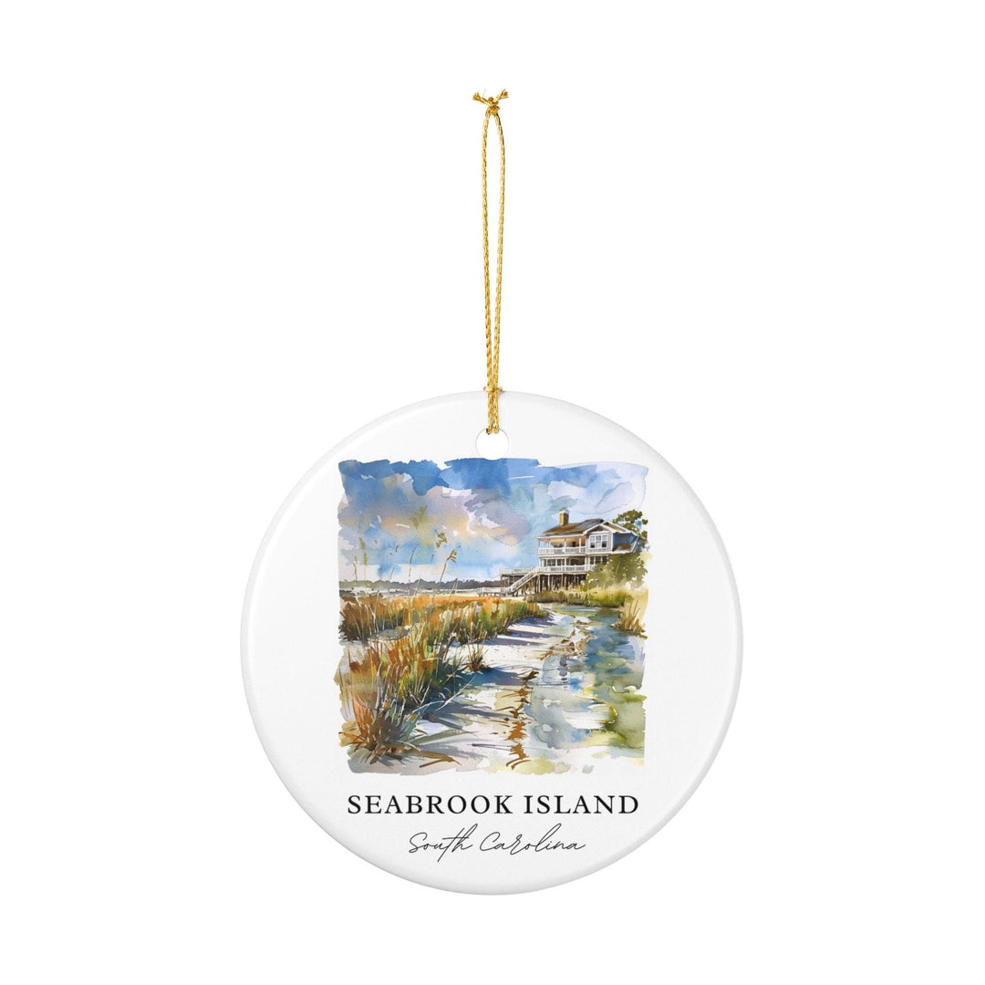Seabrook Island Ornament: Unique Seabrook SC Souvenir, South Carolina Xmas Decor, and Authentic Seabrook Island Gift