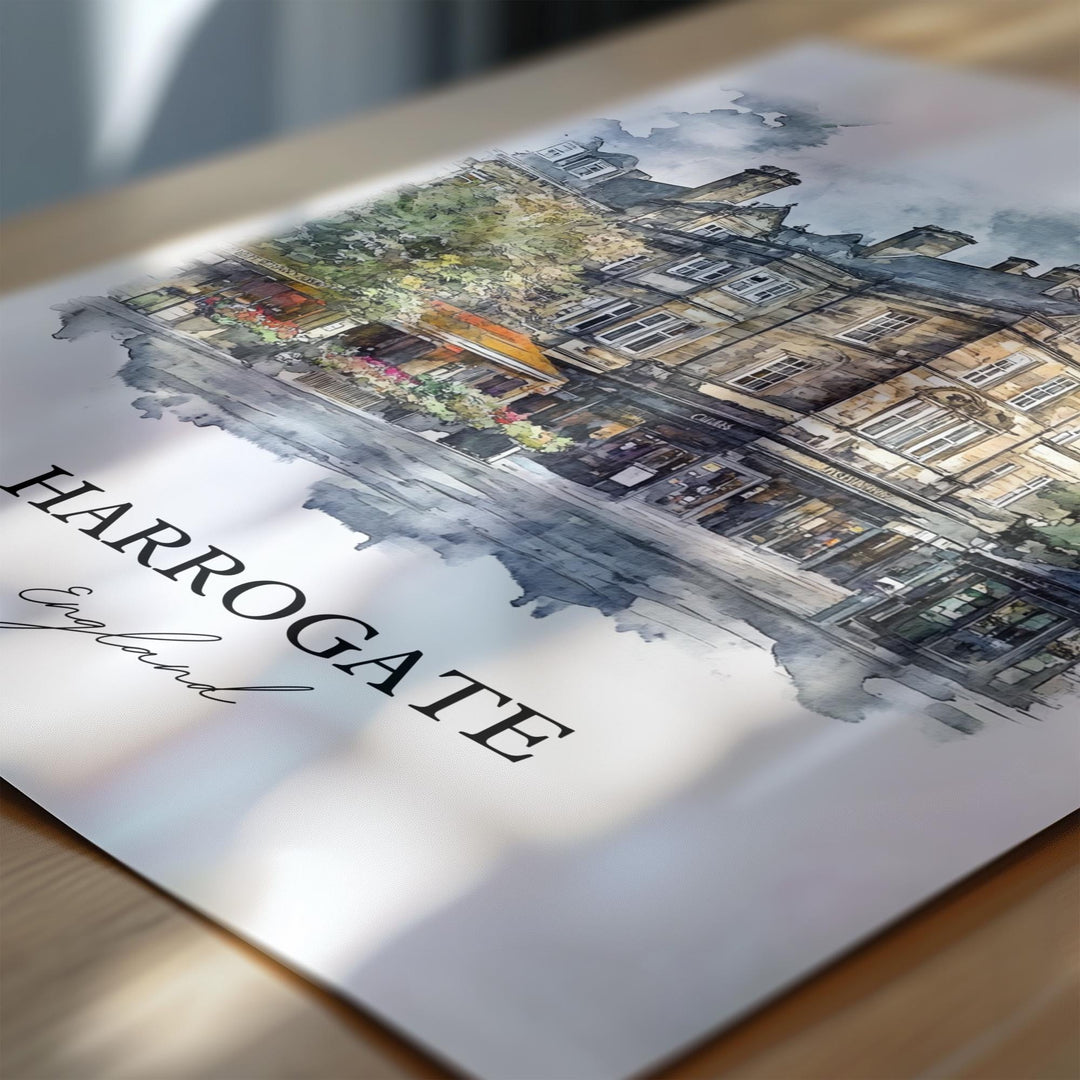 Harrogate, England – Watercolor Art Print