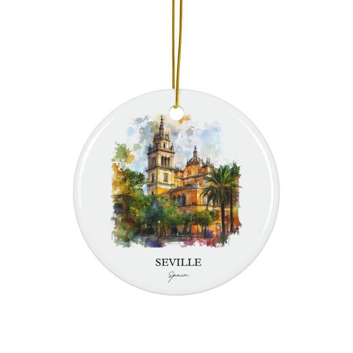 Seville Spain Ornament: Unique Seville Souvenir, Seville Xmas Decor, and Authentic Seville Spain Gift