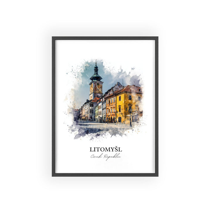 Litomysl, Czech Republic – Watercolor Art Print