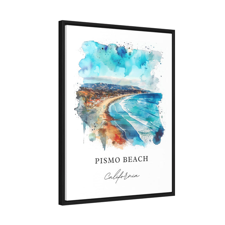 Pismo Beach Art, Central Coast Cali Print, Pismo Beach Watercolor, Pismo Beach Gift,