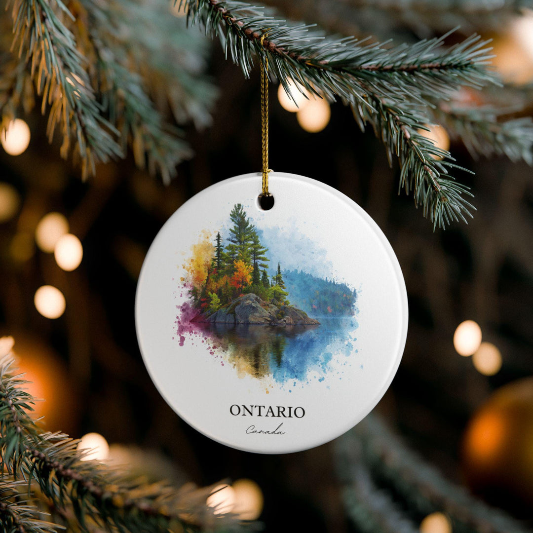 Ontario Ornament: Unique Ontario Souvenir, Ontario Xmas Decor, and Authentic Ontario Canada Gift