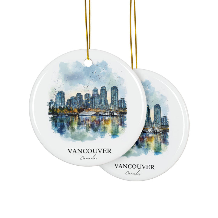 Vancouver Ornament: Unique Vancouver Souvenir, Vancouver Xmas Decor, and Authentic Vancouver Gift