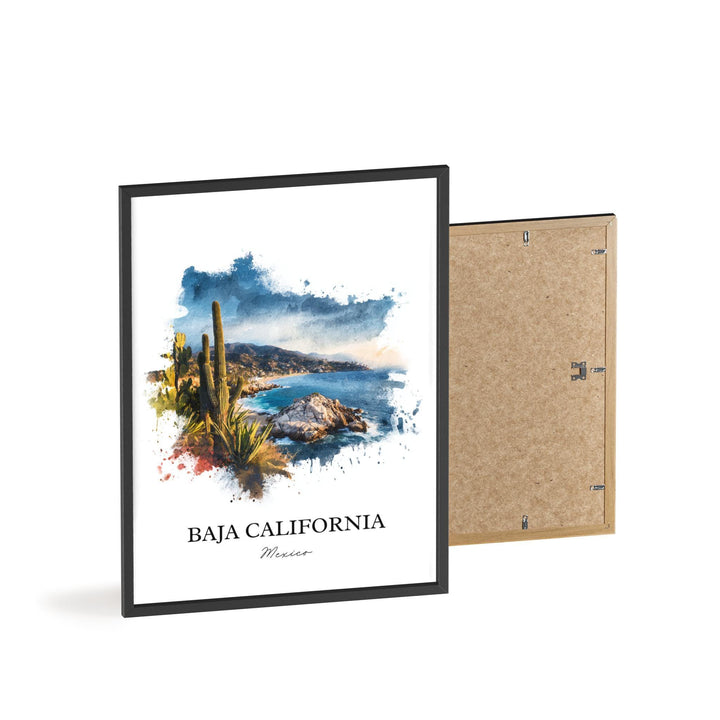 Baja California, Mexico – Watercolor Art Print