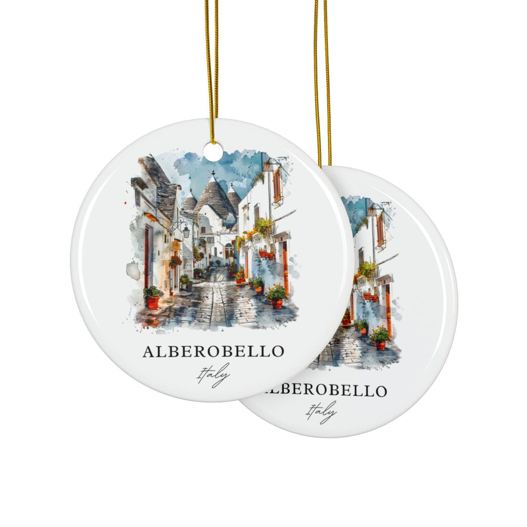 Alberobello Ornament: Unique Alberobello Italy Souvenir, Italy Xmas Decor, and Authentic Italy Gift
