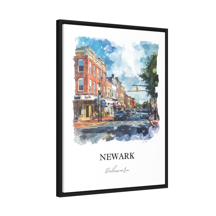 Newark Delaware Wall Art, Udel Print, Newark DE Watercolor Art, Delaware Gift, Travel Print, Travel Poster, Housewarming Gift