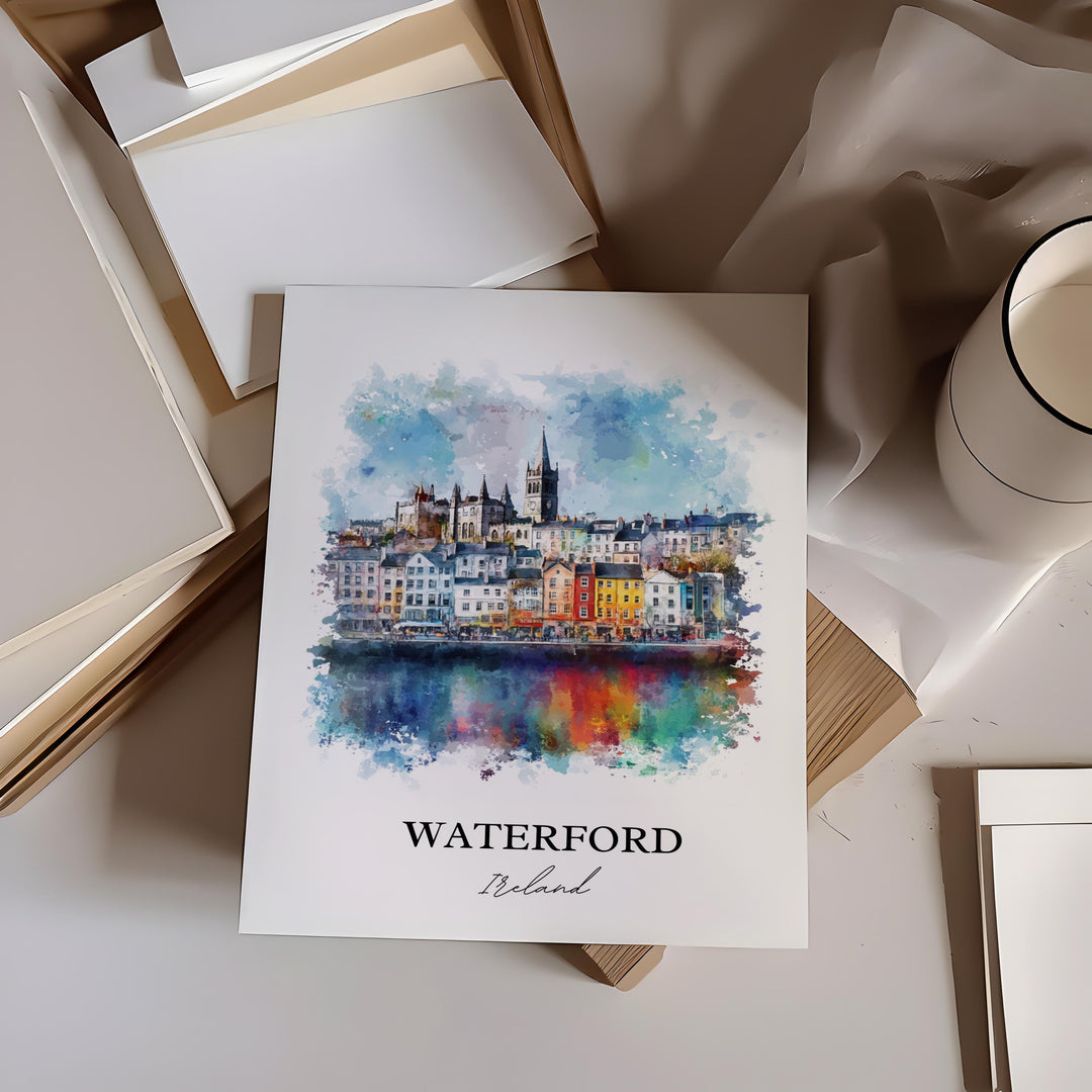 Waterford, Ireland – Watercolor Art Print