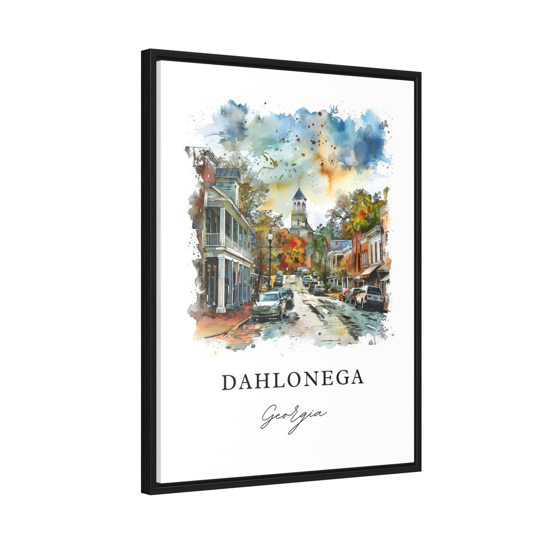 Dahlonega GA Wall Art, Dahlonega Print, Dahlonega Watercolor Art, Dahlonega Georgia Gift,