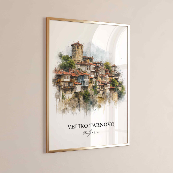 Veliko Tarnovo, Bulgaria – Watercolor Art Print
