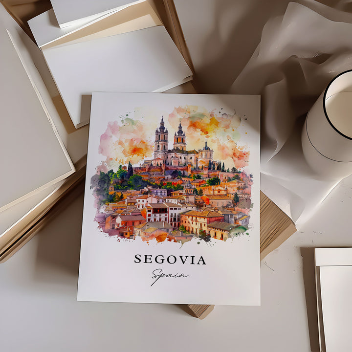 Segovia Spain Wall Art, Segovia Print, Segovia Wall Art, Espana Gift, Segovia Travel Print, Travel Poster, Travel Gift, Housewarming Gift