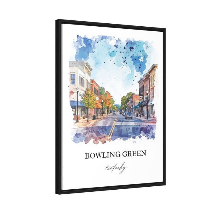 Bowling Green Wall Art, Bowling Green KY Print, Warren County Artwork, Bowling Green KY Gift, Travel Print, Travel Poster, Housewarming Gift