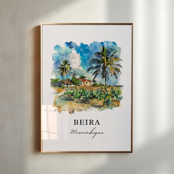 Beira Wall Art - Mozambique Print