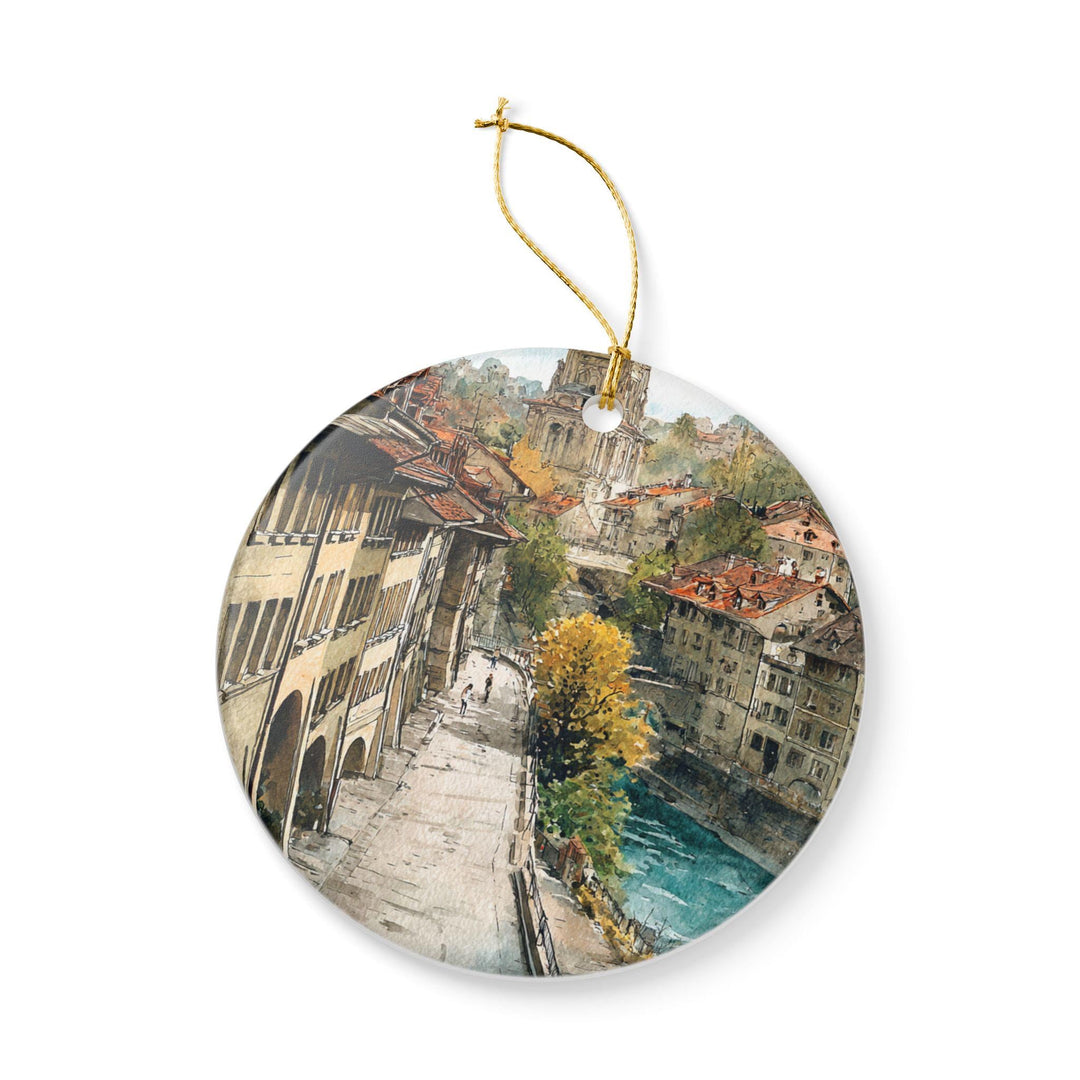 Bern Switzerland Ornament: Unique Bern Souvenir, Bern Xmas Decor, and Authentic Bern Switzerland Gift