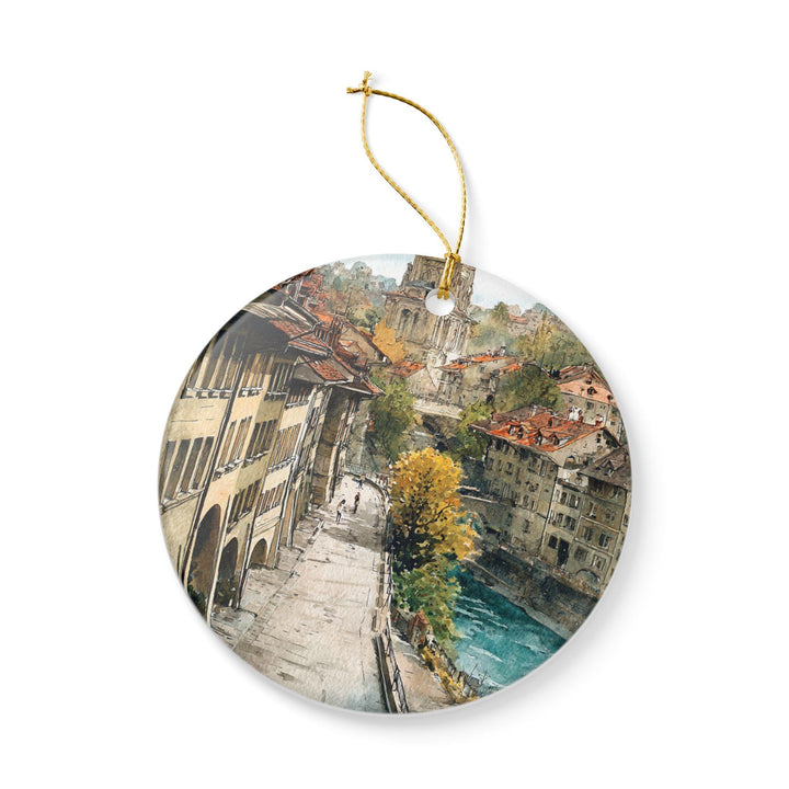 Bern Switzerland Ornament: Unique Bern Souvenir, Bern Xmas Decor, and Authentic Bern Switzerland Gift