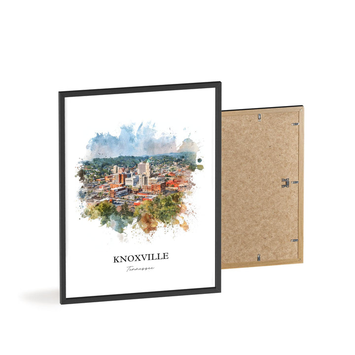 Knoxville, Tennessee – Watercolor Art Print