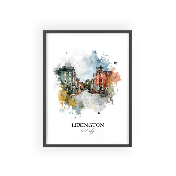 Lexington, Kentucky – Watercolor Art Print