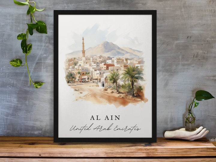 Al Ain Wall Art - UAE Print