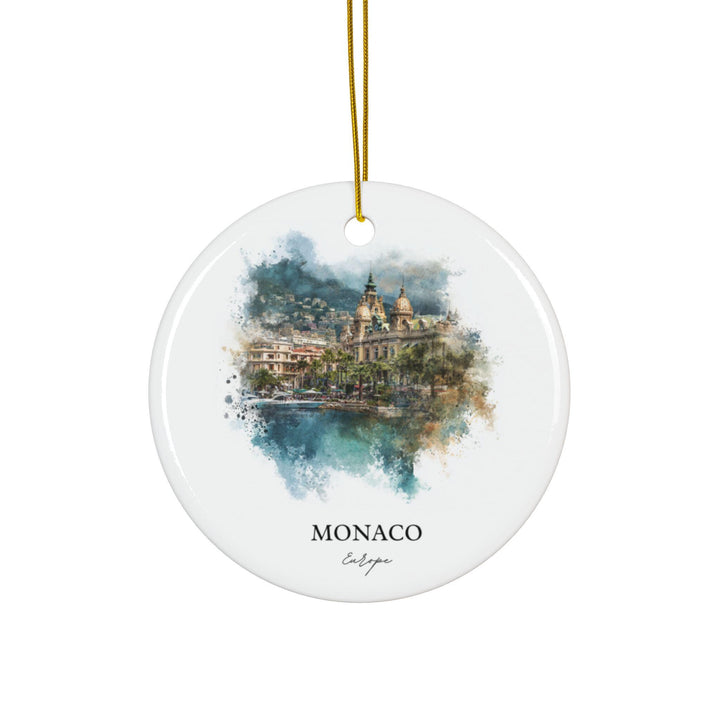Monaco Ornament: Unique Monaco Souvenir, Monaco Xmas Decor, and Authentic Monaco Gift