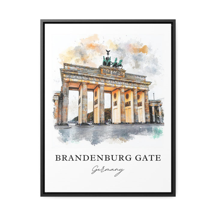 Brandenburg Gate, Germany – Watercolor Art Print
