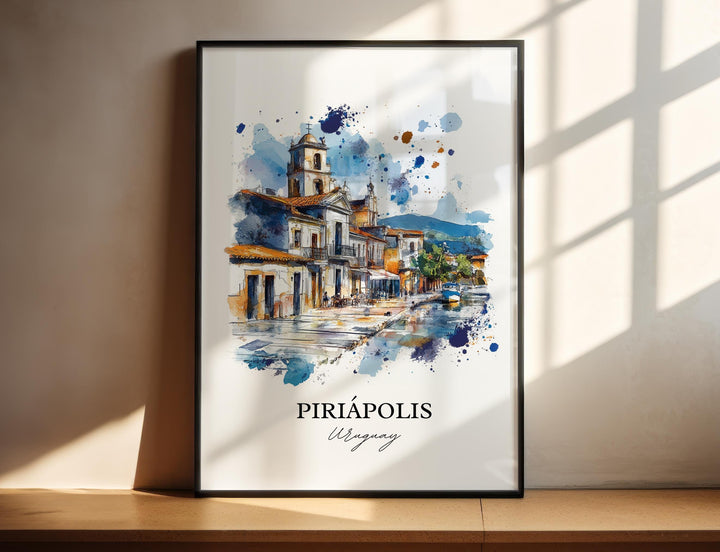 Piriápolis Wall Art, Uruguay Print, Uruguay Watercolor Art, Piriápolis Gift, Travel Print, Travel Poster, Housewarming Gift