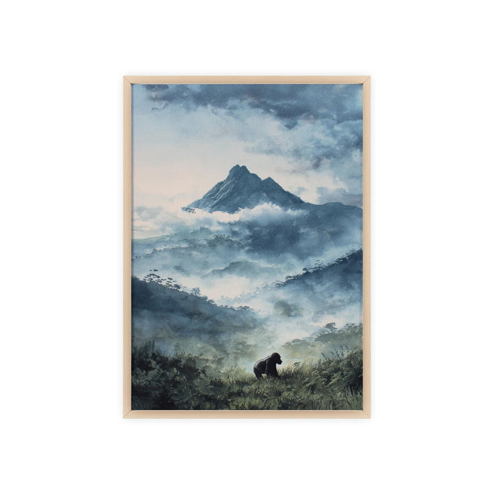 Volcanoes National Park Art Rwanda Travel Print Rwanda Artwork Rwanda Decor Volcanoes National Park Rwanda Wall Art