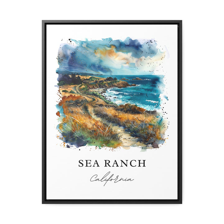 Sea Ranch CA Art, Sea Ranch Print, Sea Ranch Watercolor Art, Sonoma County Gift,