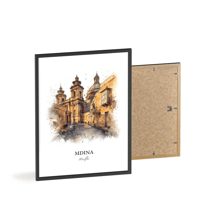 Mdina, Malta – Watercolor Art Print