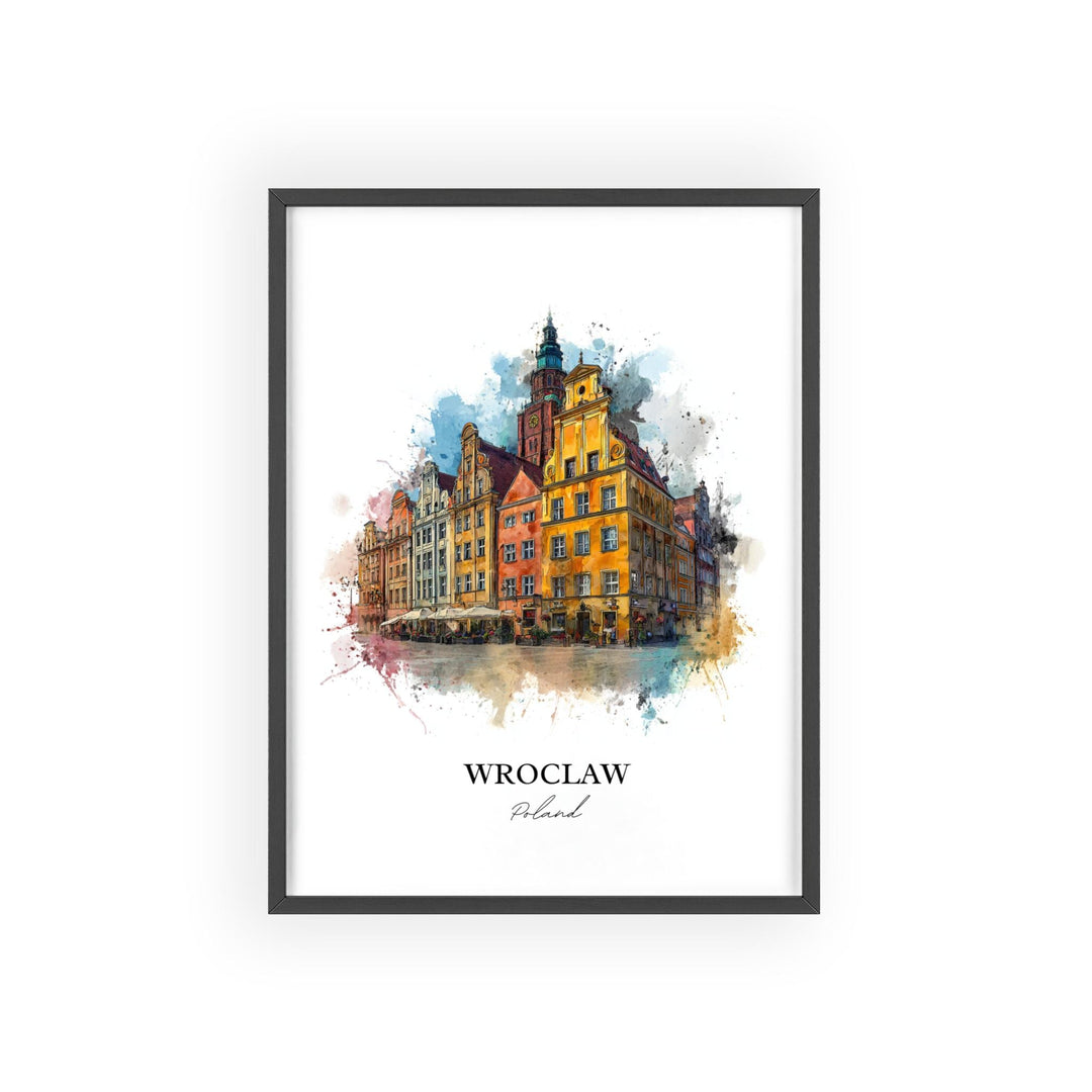 Wroclaw, Poland – Watercolor Art Print