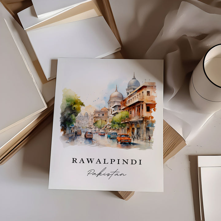 Rawalpindi wall art - Pakistan, Rawalpindi poster print, Rawalpindi Wedding gift, Birthday present, Custom Text, Perfect Gift