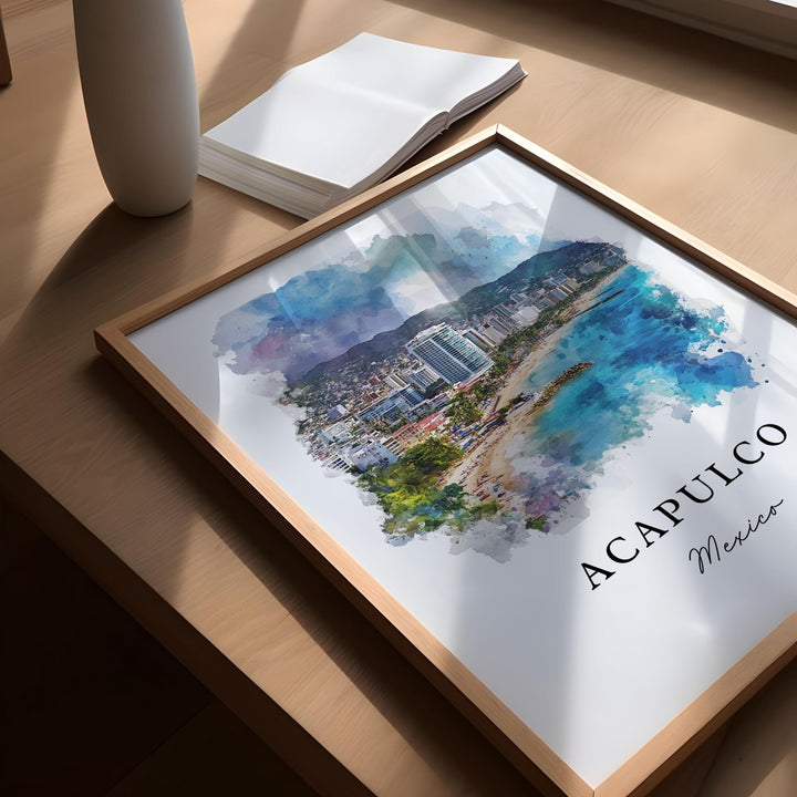 Acapulco Wall Art - Mexico Print