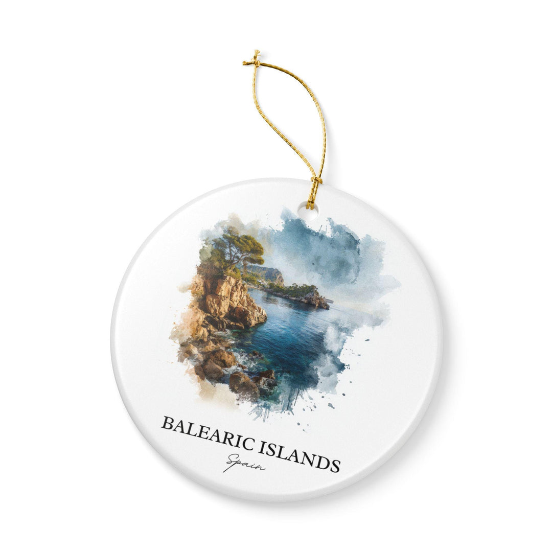 Balearic Islands Ornament: Unique Balearic Spain Souvenir, Balearic Islands Xmas Decor, and Authentic Balearic Gift