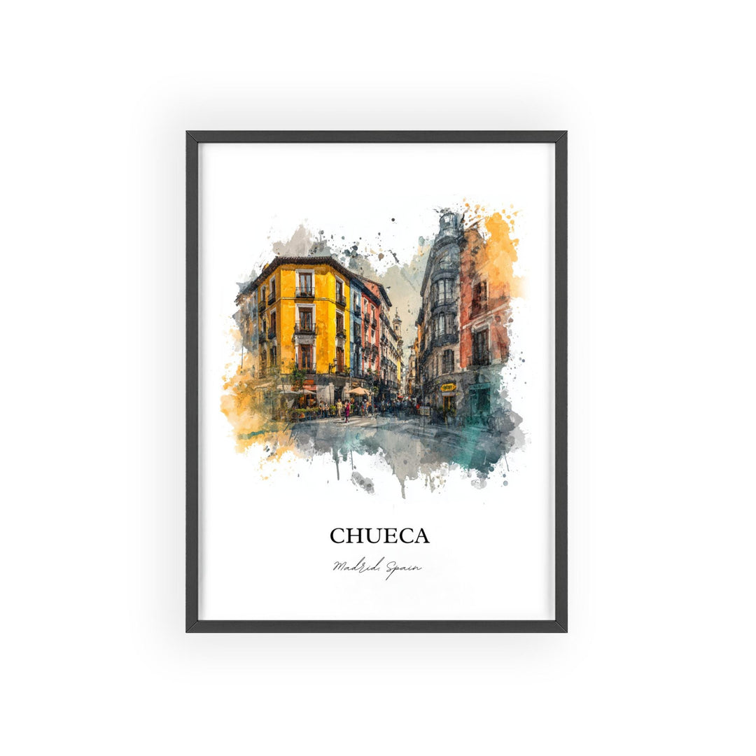 Chueca, Spain – Watercolor Art Print