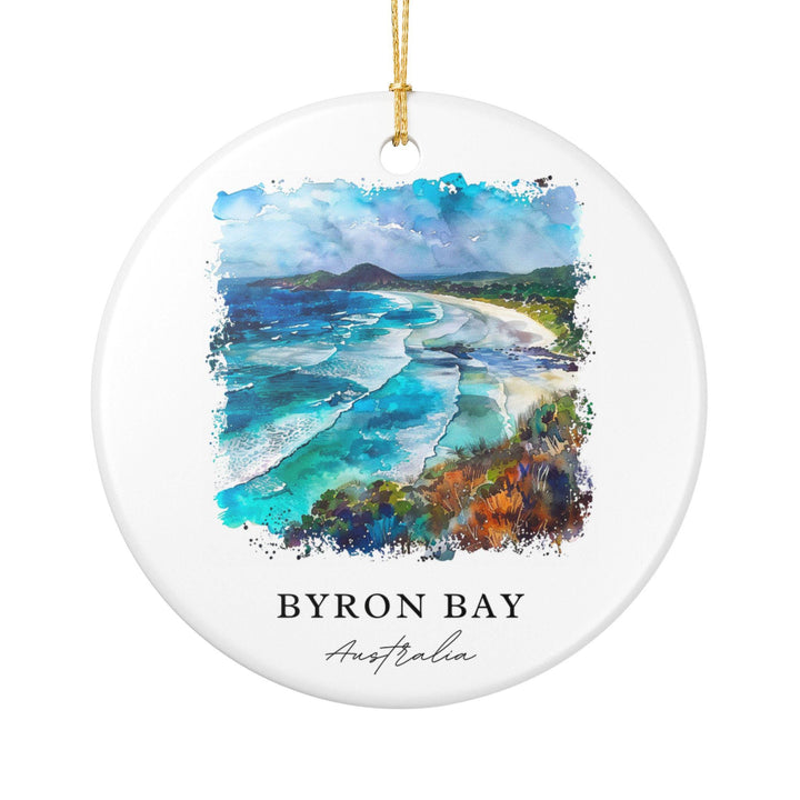 Byron Bay Ornament: Unique Australia Souvenir, Byron Bay Xmas Decor, and Authentic New South Wales Gift