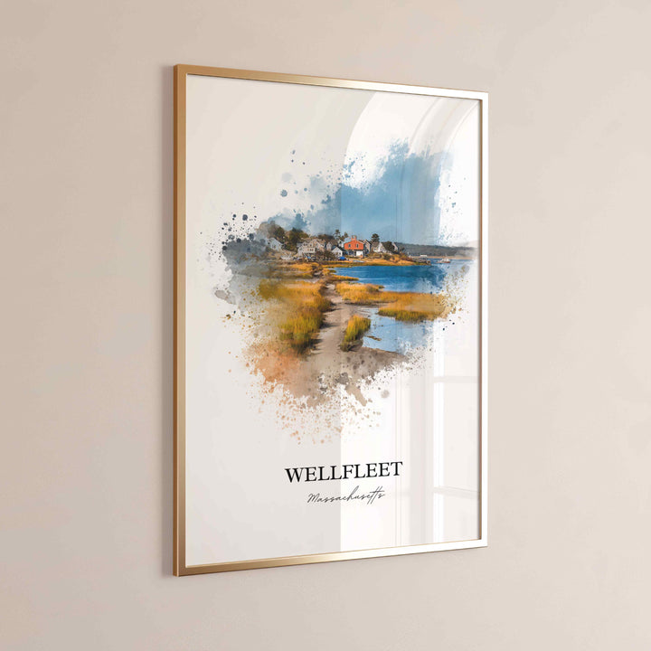 Wellfleet, Massachusetts – Watercolor Art Print