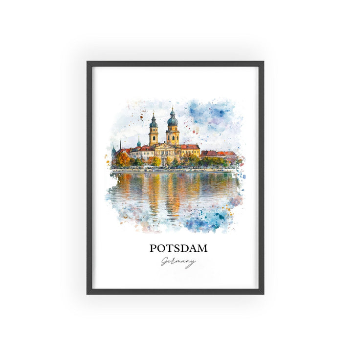 Potsdam Germany Wall Art, Berlin Print, Germany Watercolor Art, Potsdam Germany Gift, Travel Print, Travel Poster, Housewarming Gift