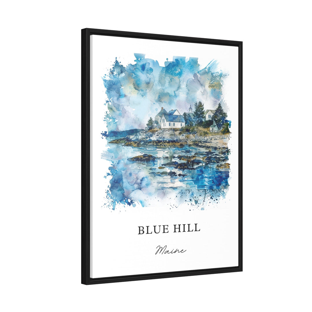 Blue Hills Maine Wall Art - Hancock County Print