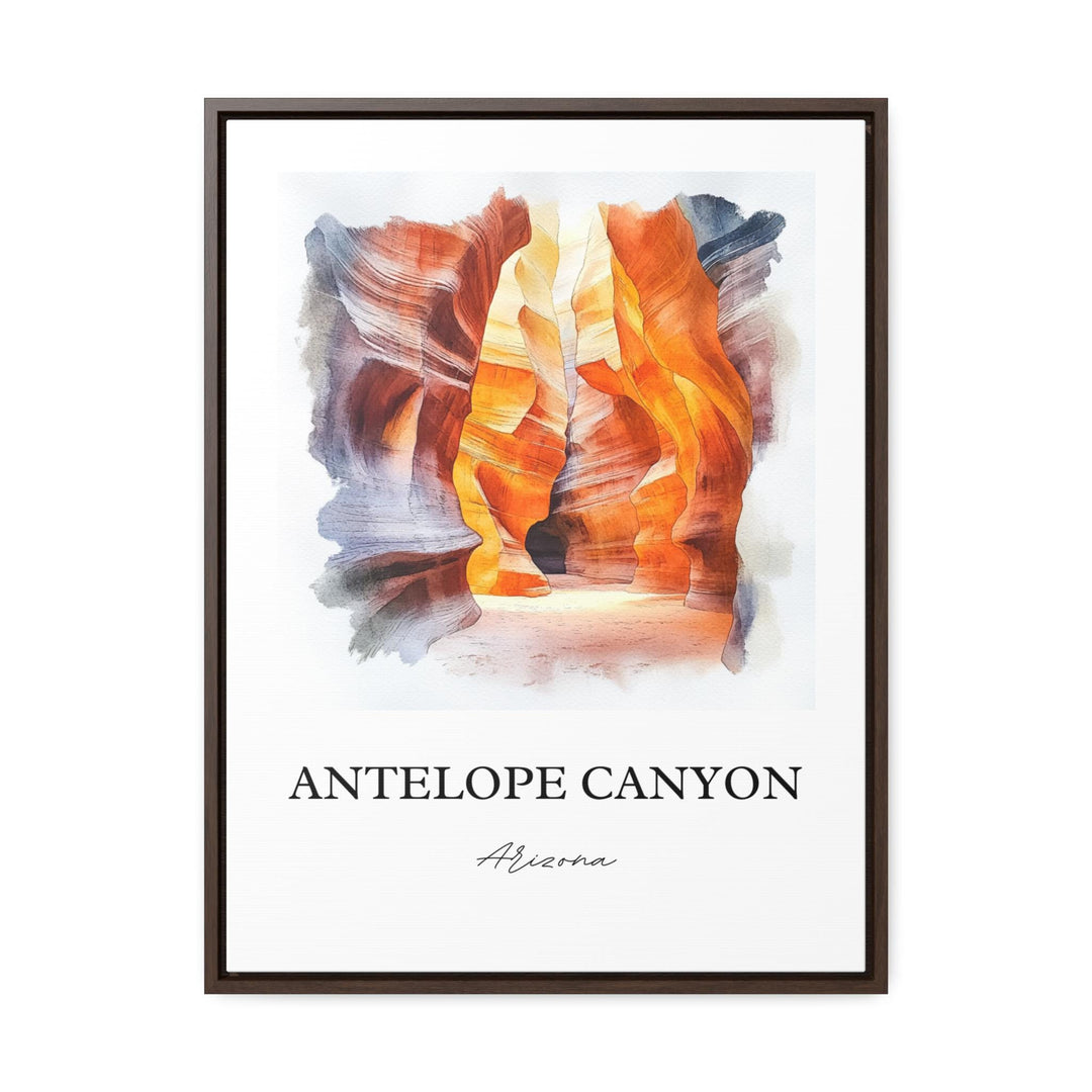 Antelope Canyon Art, Lechee Arizona Print, Antelope AZ Watercolor Art, Antelope Canyon Gift, Travel Print, Travel Poster, Housewarming Gift