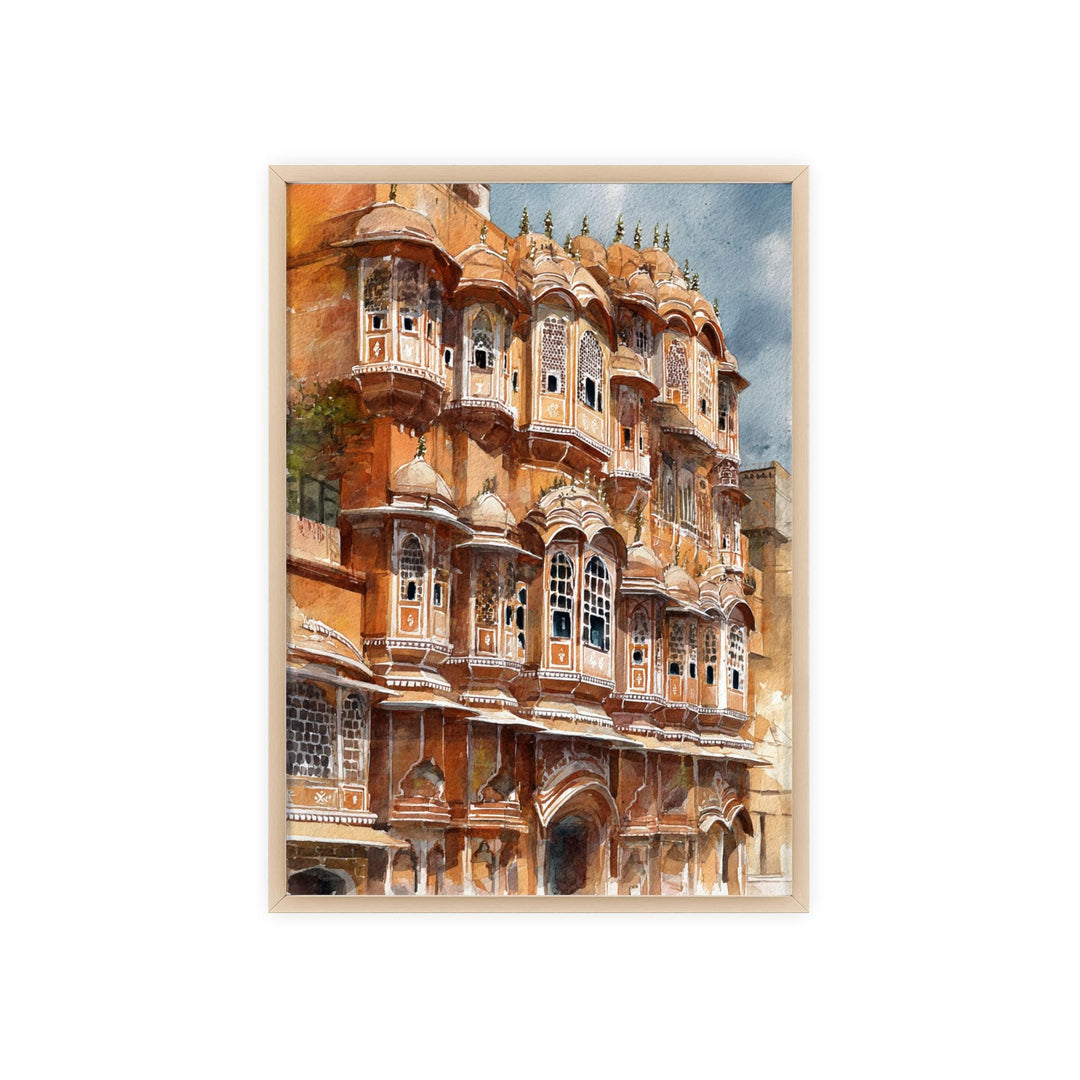 Jaipur, India – Watercolor Art Print