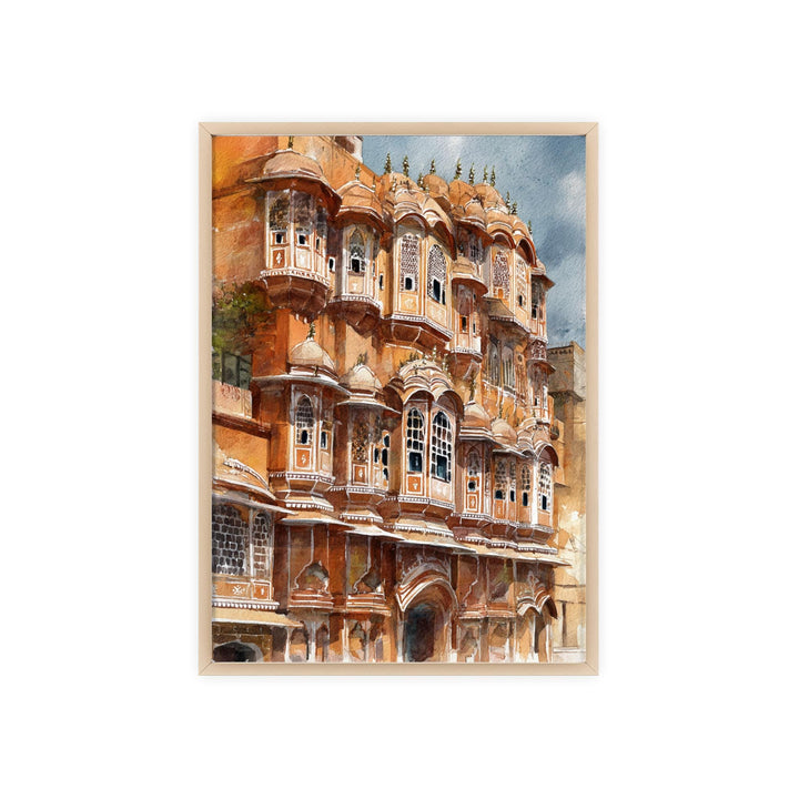 Jaipur, India – Watercolor Art Print