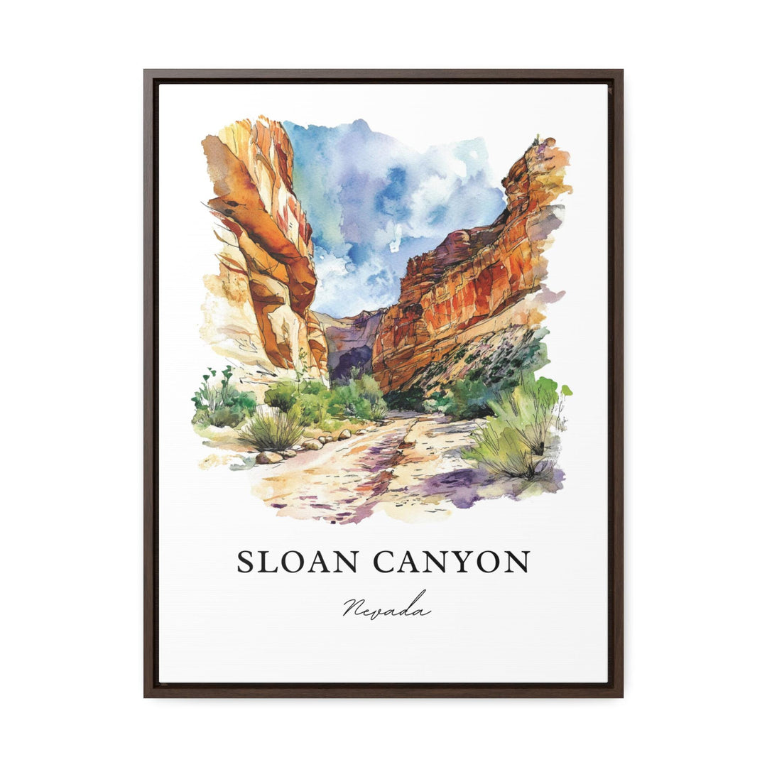 Sloan Canyon Wall Art - Nevada Print