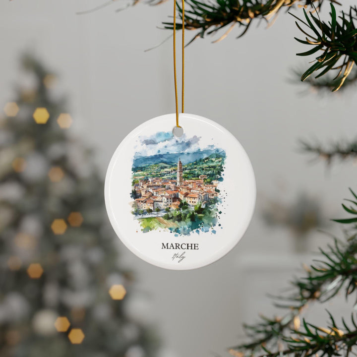 Marche Italy Ornament: Unique Marche Souvenir, Marche Xmas Decor, and Authentic Marche Italy Gift