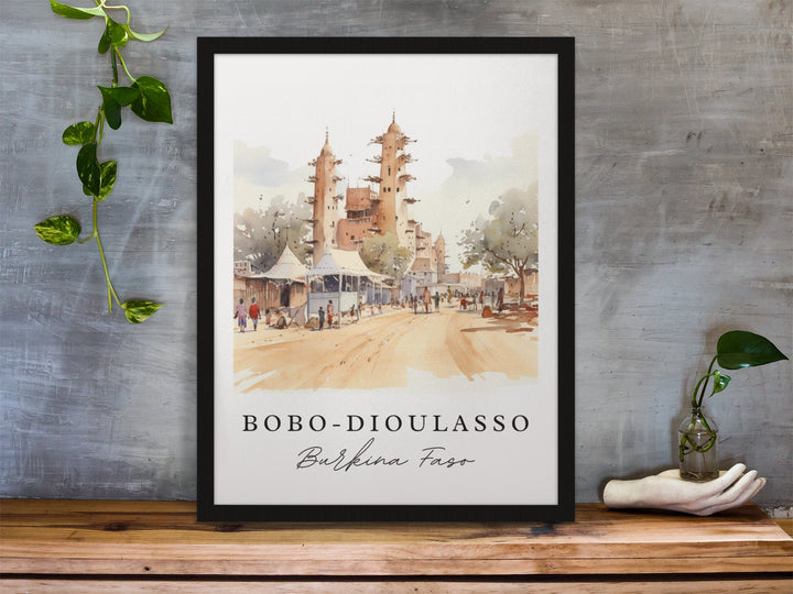 Bobo-Dioulasso Wall Art - Burkina Faso Print