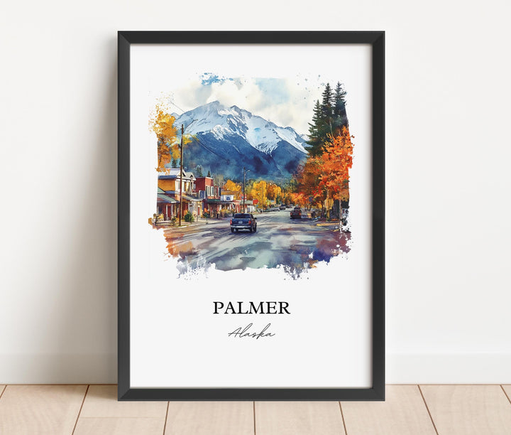 Palmer AK Wall Art - Alaska Print