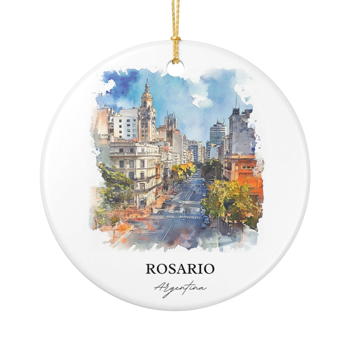 Rosario Argentina Ornament: Unique Rosario Souvenir, Rosario Argentina Xmas Decor, and Authentic Argentina Gift