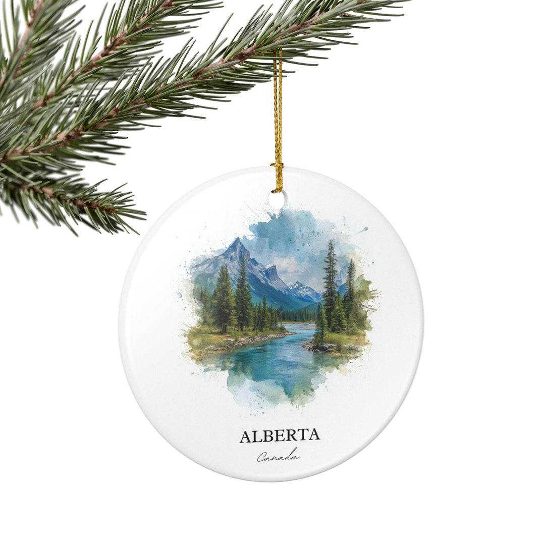 Alberta Canada Ornament: Unique Alberta Souvenir, Alberta Xmas Decor, and Authentic Alberta Canada Gift
